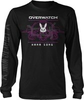 OVERWATCH - Battle Meka D.VA L T-Shirt met lange mouwen (M)