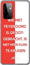 6F hoesje - geschikt voor Samsung Galaxy A72 -  Transparant TPU Case - Feyenoord - Grootgebracht #ffffff