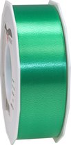 1x XL Hobby/decoratie turquoise satijnen sierlinten 4 cm/40 mm x 91 meter- Luxe kwaliteit - Cadeaulint satijnlint/ribbon