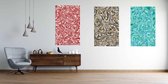 Set of marble texture liquid banner backgrounds - Modern Art Canvas  - Vertical - 1389983393 - 115*75 Vertical