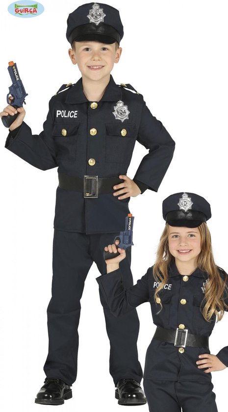 Fiestas Guirca - Kostuum Police Child 5-6 jaar