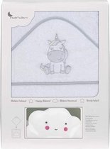 Interbaby Badcape En Nachtlamp 100 Cm Katoen Wit 2-delig