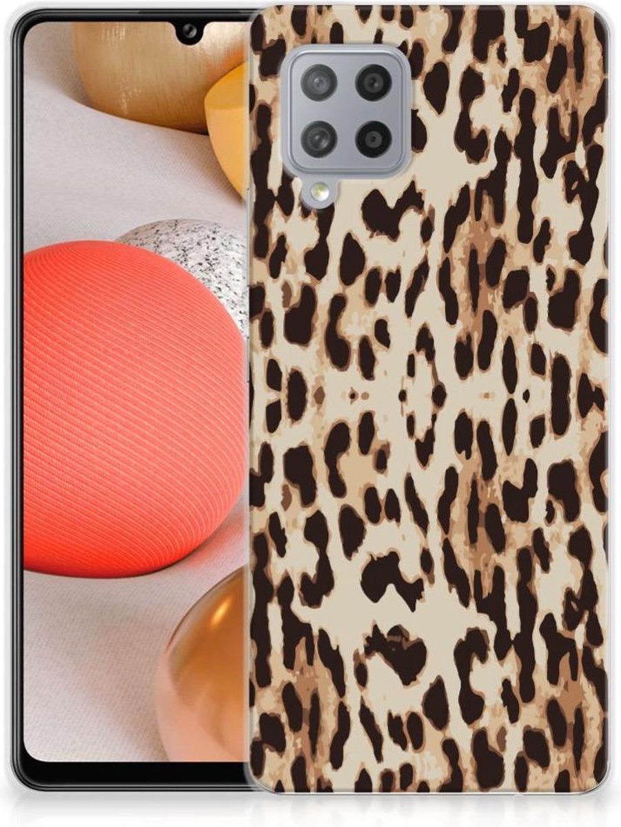 Samsung Galaxy A42 TPU Hoesje Leopard