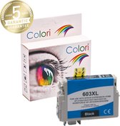 Colori huismerk inkt cartridge geschikt voor Epson 603XL zwart voor Epson Expression Home XP-2100 XP-2105 XP-3100 XP-3105 XP-4100 XP-4105 Workforce WF-2810DWF WF-2830DWF WF-2835DWF WF-2850DWF