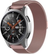 Milanees Smartwatch bandje - Geschikt voor  Samsung Galaxy Watch Milanese band 46mm - roze - Horlogeband / Polsband / Armband