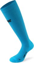 Lenz Sokken Compression 2.0 Merinowol/elastaan Blauw Mt L