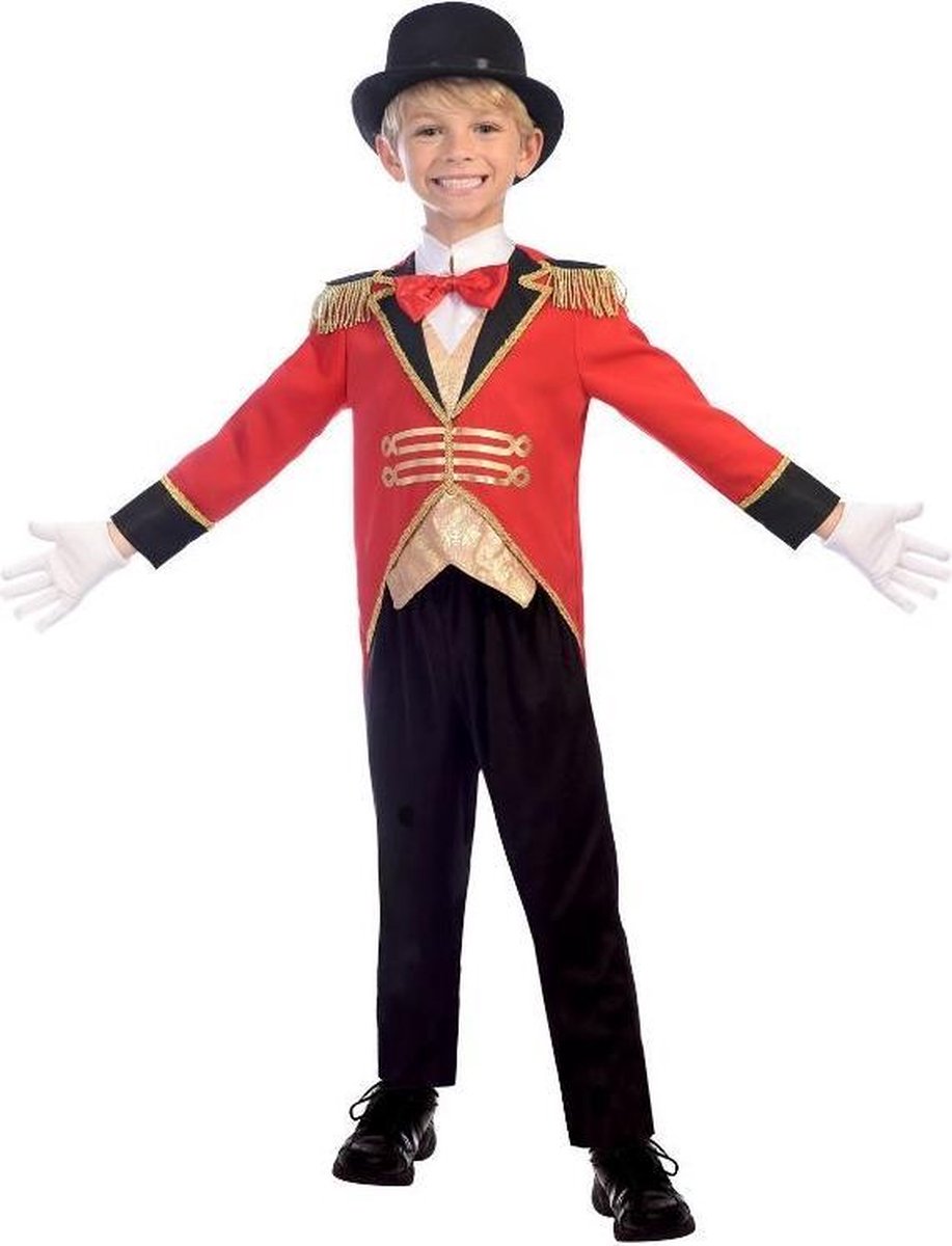 Amscan Verkleedkostuum Circus Junior Polyester Rood Mt 8-10 Jaar
