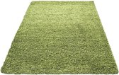 Loper Shaggy Tapijt 50 mm poolhoogte groene kleur