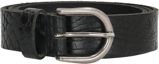 Old West Riem 3 Zwart Croco