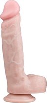 Realistische Dildo Met Balzak en stevige Zuignap - Ook voor anaal gebruik - 22.5 cm