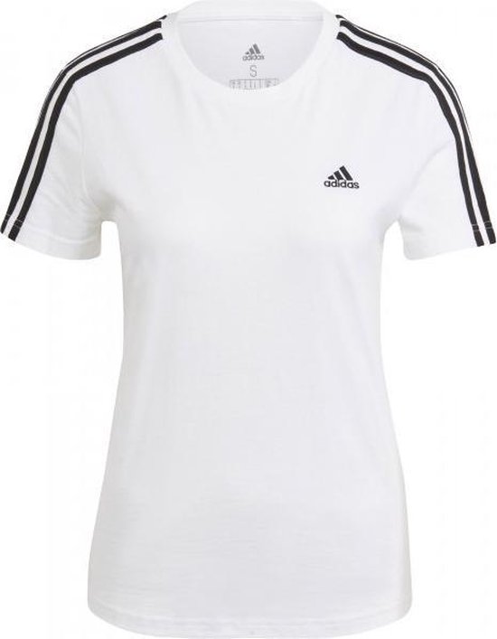 adidas shirt zwart wit dames