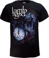 Lamb Of God Circuitry Skull Band T-Shirt Zwart - Officiële Merchandise