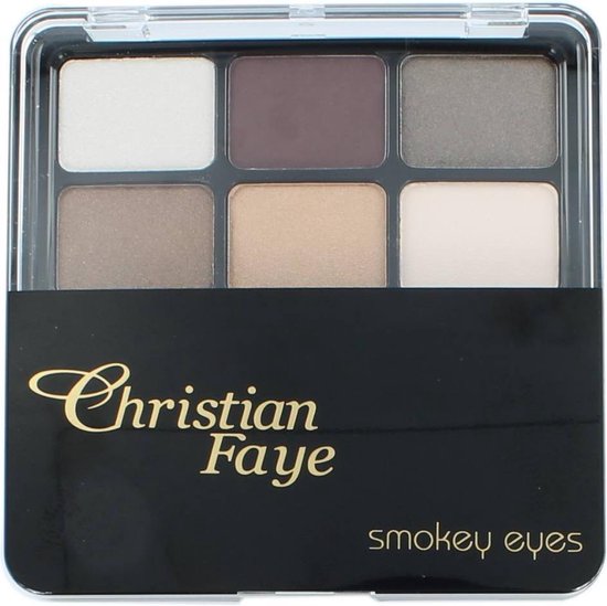 Christian Faye  Smokey Eyes Oogschaduwpalette 1 st.