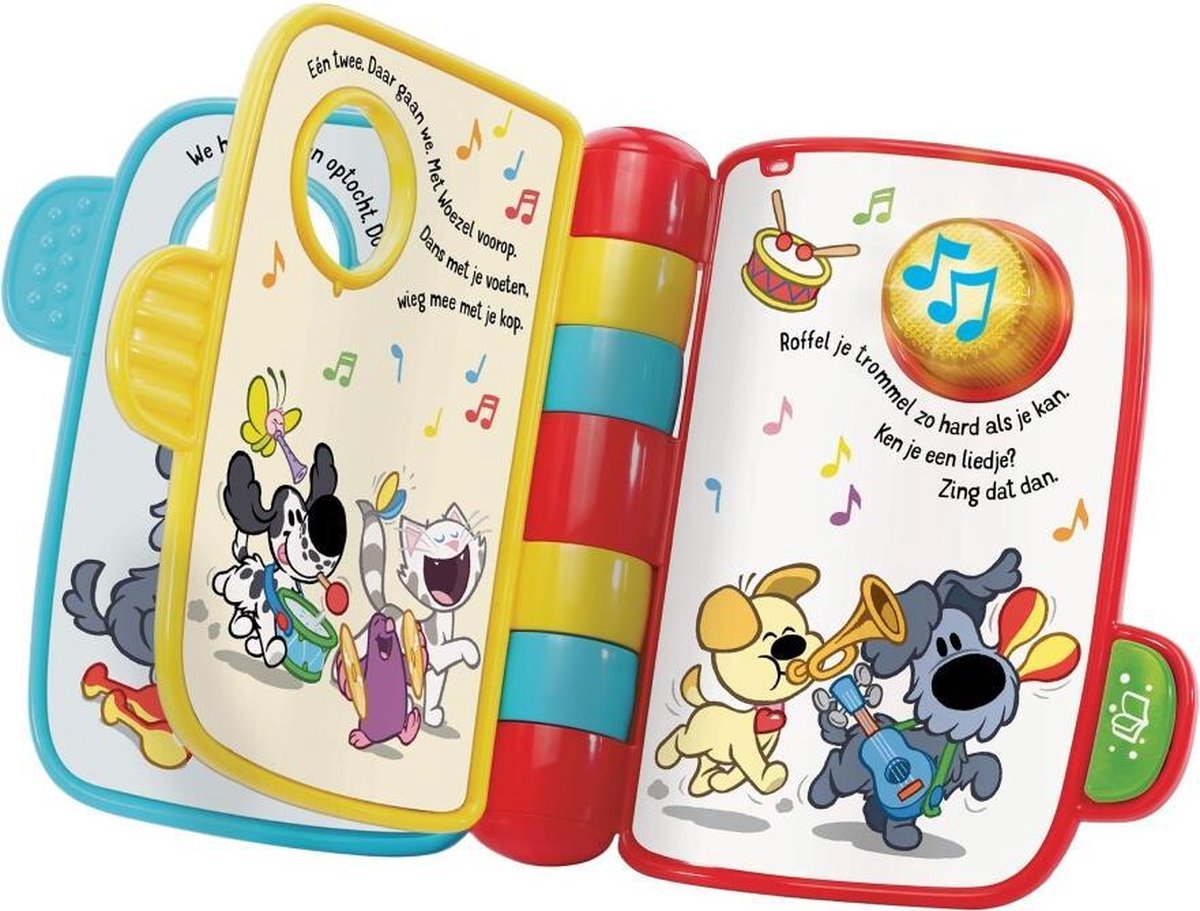 Vtech Baby Woezel & Pip Muziekboekje - Interactief Muziek Boekje