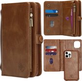 iMoshion 2-in-1 Wallet Booktype iPhone 12, iPhone 12 Pro hoesje - Bruin