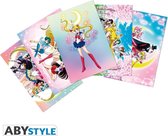 Decoratief Beeld - Sailor Moon Postcards Set - Kunstleer - Abystyle - Multicolor - 10 X 8 Cm