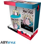 DC COMICS Pck Mug250ml + Keyring + Notebook "Harley Quinn M