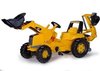Rolly Junior CAT Traptractor - Inclusief voor- en achterlader - Buitenspeelgoed - Tractor Speelgoed