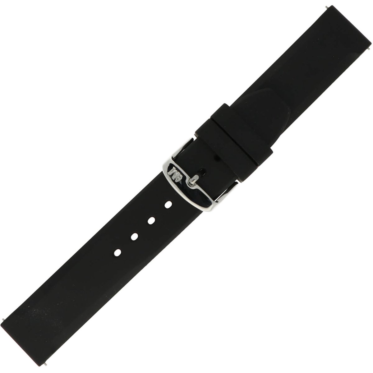 Morellato Horlogebandje Lugano PU Zwart 18mm