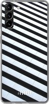 6F hoesje - geschikt voor Samsung Galaxy S21 -  Transparant TPU Case - Mono Tiles #ffffff