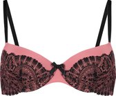 Hunkemöller Dames Lingerie Voorgevormde beugel bh Coco  - Roze - maat D75