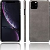 Shieldcase geschikt voor Apple iPhone 11 Pro vintage leren hoesje - grijs