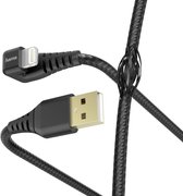 Hama Oplaad-/gegevenskabel Gamer USB-A - Lightning 1,5 M Zwart