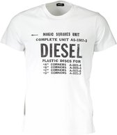 Diesel T-shirt Wit XL Heren