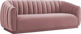 Bank 3-zits roze velvet velours (r-000SP32463)