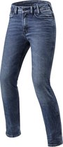 REV'IT! VICTORIA LADY SF MEDIUM GREY USED MOTORCYCLE JEANS-L32/W28 - Maat - Broek