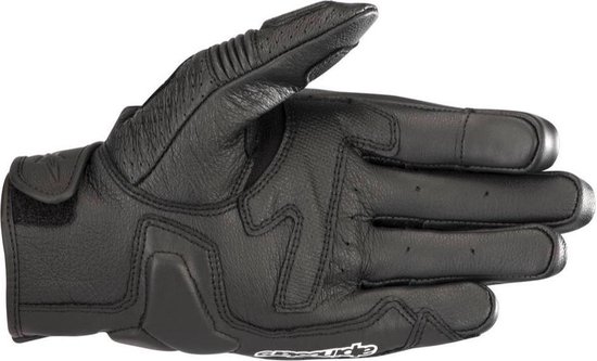 Alpinestars Celer V2 Motorradhandschuhe – Sommerhandschuhe Aus Leder Mit Knöchelschutz & Handgelenkstraffung