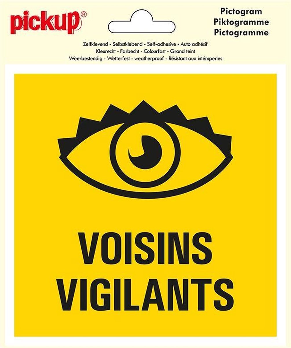 Pictogramme Pickup 15x15 cm - Voisins Vigilants | bol.com
