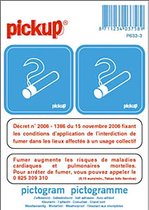 Pickup Pictogram 10x10 cm - Espace fumeur avec decret