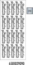 Pickup hobbysticker 2 stuks per verpakking 029 silber zilver