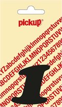 Pickup plakcijfer CooperBlack 60 mm - zwart 1