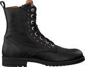 Develab Meisjes Veterboots 42258 - Zwart - Maat 40