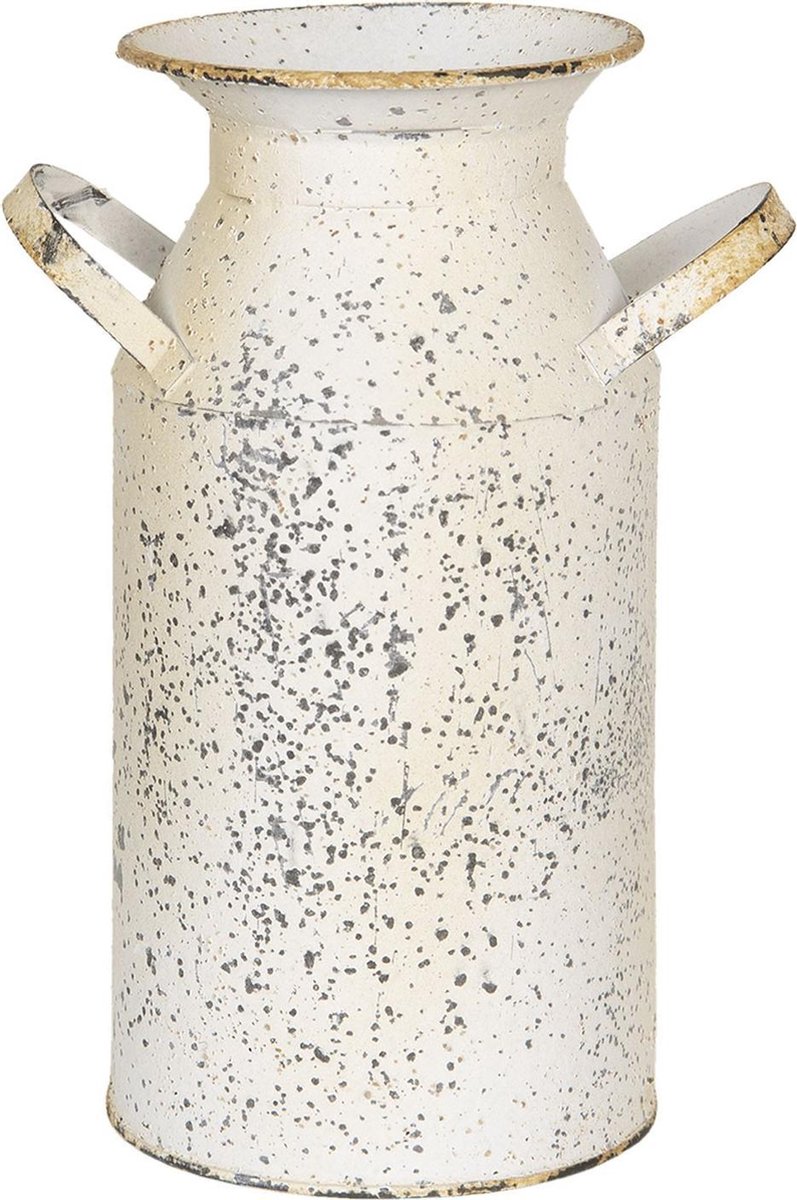 Decoratie Melkbus 15x11x23 cm Beige Grijs IJzer