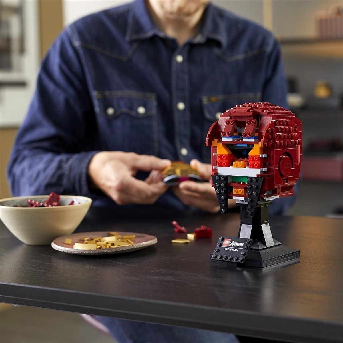 LEGO Marvel Avengers Iron Man helm 76165 — afbeelding 5