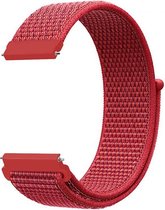 Galaxy Watch nylon sport band - rood - Geschikt voor Samsung