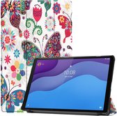 Tri-Fold Book Case - Lenovo Tab M10 HD Gen 2 (TB-X306F) Hoesje - Vlinders