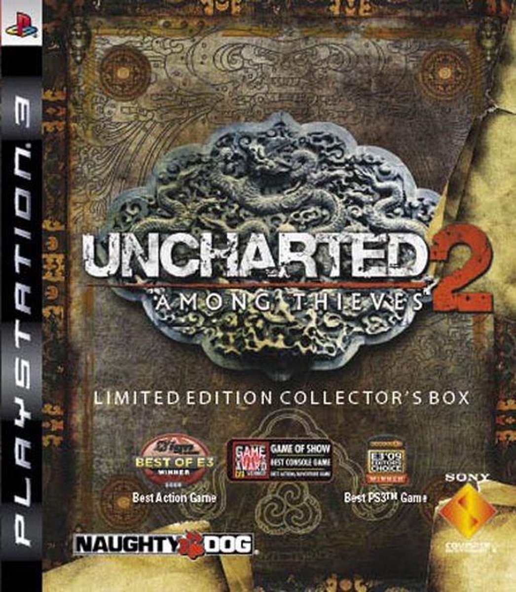 Uncharted 2 Among Thieves (steelcase) (gebruikt) - Sony Playstation
