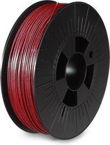 1.75 mm PLA-FILAMENT - METAALROOD - GLANZEND - 750 g