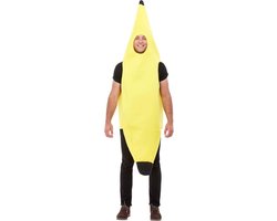 FUNIDELIA Bananen kostuum voor mannen en vrouwen - One Size - Geel