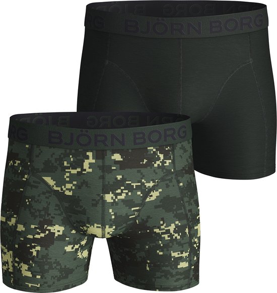 Bjorn Borg - Boxershorts 2-Pack Digital Woodland - M - Body-fit