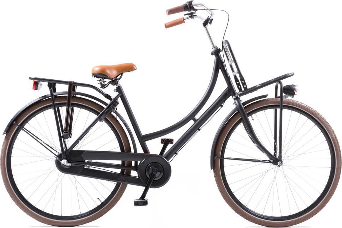 Avalon Pic-up - Fiets - Vrouwen - Matzwart - 50 cm | bol.com