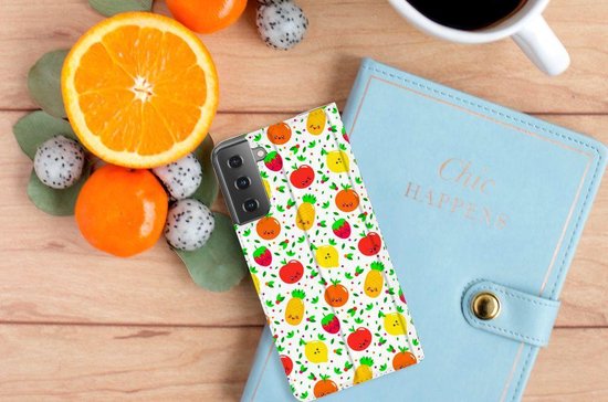 Samsung Galaxy S21 Plus Flip Style Cover Fruits