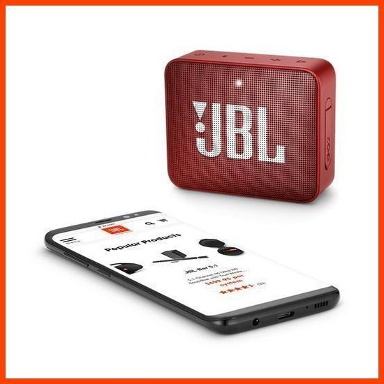 JBL Go 2 Rood - Draagbare Bluetooth Mini Speaker - JBL