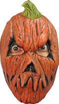 Partychimp Jack-O Halloween Pompoen Gezichts Masker Halloween Masker voor bij Halloween Kostuum Volwassenen - Latex - One-size