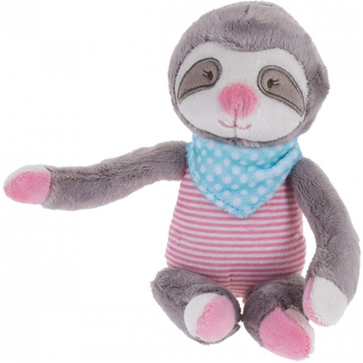 Tender Toys Knuffelluiaard Roze 22 Cm