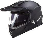 LS2 MX436 Pioneer Evo Matt Black Motocross Helmet XS - Maat XS - Helm
